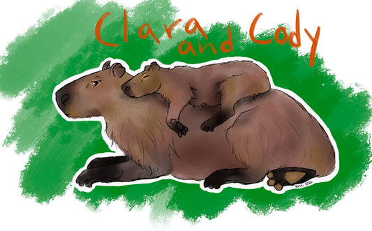 Capybara Sticker
